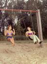 girls on the swing